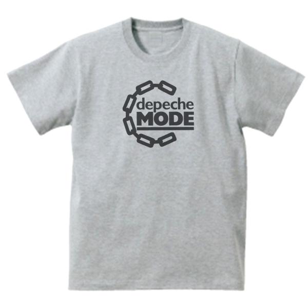 デペッシュ モード Depeche Mode　音楽Tシャツ ロックTシャツ バンドTシャツ　グレー