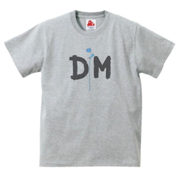 デペッシュ・モード Depeche Mode　音楽Tシャツ ロックTシャツ バンドTシャツ　グレー