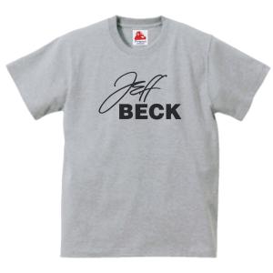 ジェフ ベック JEFF BECK　音楽Tシャツ ロックTシャツ バンドTシャツ　グレー｜uekitaya