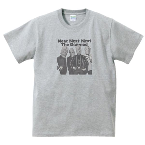 The Damned - Neat Neat Neat ザ・ダムド　音楽Tシャツ ロックTシャツ バ...