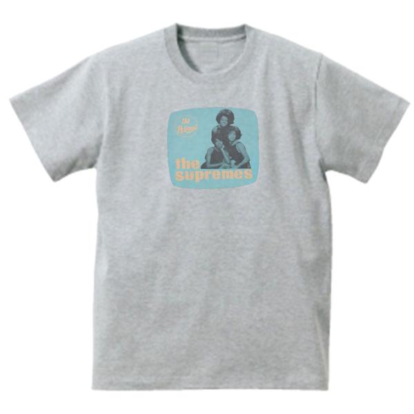ザ スプリームス The Supremes　音楽Tシャツ ロックTシャツ バンドTシャツ　グレー