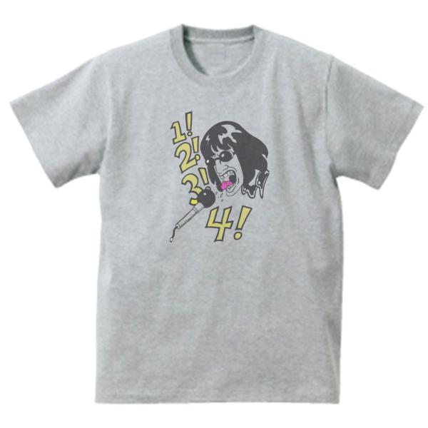 RAMONES ラモーンズ　音楽Tシャツ ロックTシャツ バンドTシャツ　グレー