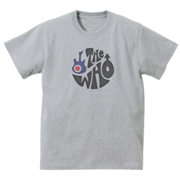 ザ・フー The Who　音楽Tシャツ ロックTシャツ バンドTシャツ　グレー