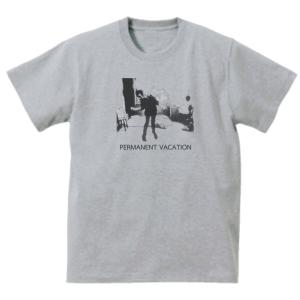 Permanent Vacation パーマネント ヴァケイション　音楽Tシャツ ロックTシャツ バンドTシャツ　グレー｜uekitaya