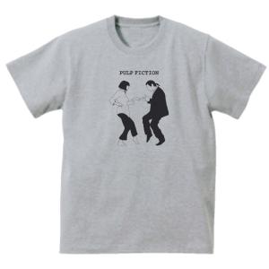 パルプフィクション　音楽Tシャツ ロックTシャツ バンドTシャツ　グレー｜uekitaya