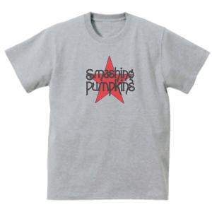 スマッシング パンプキンズ The Smashing Pumpkins　音楽Tシャツ ロックTシャツ バンドTシャツ　グレー｜uekitaya