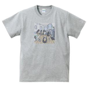 Oasis サークルロゴ Tシャツ グレー　Lサイズ　オアシス 音楽 バンド オアシス Oasis 長袖 ロングスリーブ Tシャツ グレー : T
