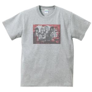 GUNS N' ROSES グレーTシャツ Lサイズ ガンズアンドローゼズ Guns N' Roses 音楽Tシャツ ロックTシャツ