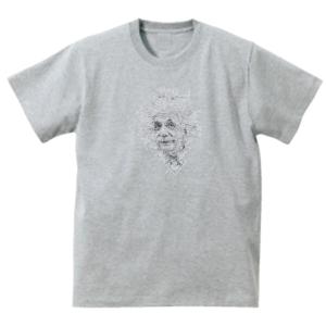 グレー 半袖Tシャツ イラストデザイン ぐるぐる男 おもしろデザイン Tシャツ グレー : うえきたや