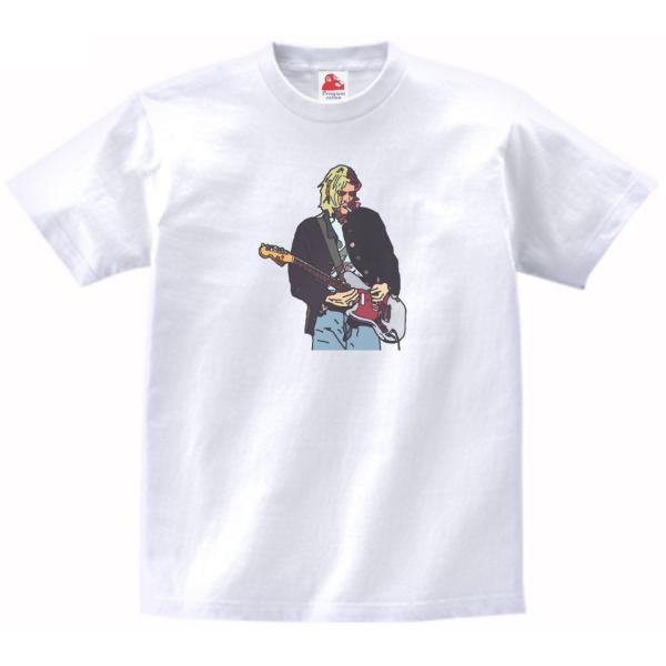 Kurt Cobain カート コバーン　音楽Tシャツ ロックTシャツ バンドTシャツ ハイクオリテ...