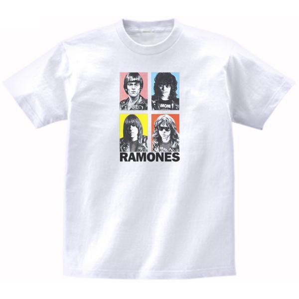 ラモーンズ RAMONES　音楽Tシャツ ロックTシャツ バンドTシャツ ハイクオリティヘビーウェイ...