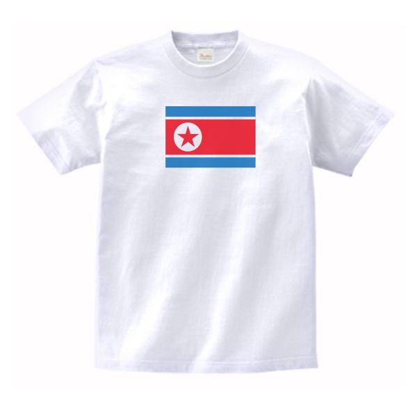 北朝鮮　国　国旗　Tシャツ