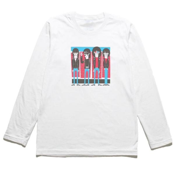 RAMONES 音楽Tシャツ ロックTシャツ バンドTシャツ 長袖Tシャツ ロングスリーブ