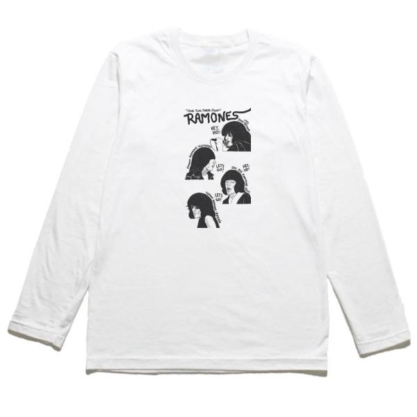 ラモーンズ Ramones 音楽Tシャツ ロックTシャツ バンドTシャツ 長袖Tシャツ ロングスリー...