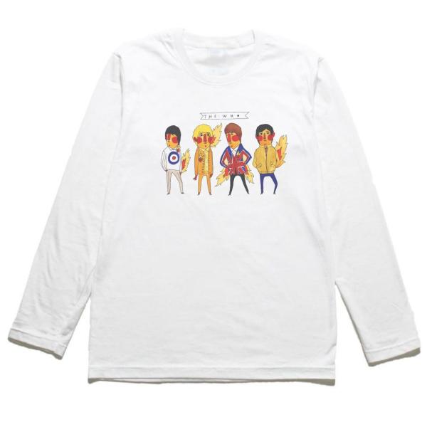 ザ フー The Who 音楽Tシャツ ロックTシャツ バンドTシャツ 長袖Tシャツ ロングスリーブ