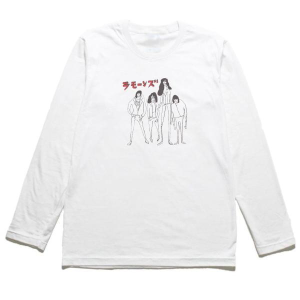 RAMONES ラモーンズ 音楽Tシャツ ロックTシャツ バンドTシャツ 長袖Tシャツ ロングスリー...