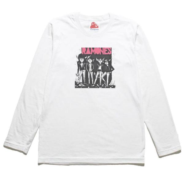 RAMONES ラモーンズ 音楽Tシャツ ロックTシャツ バンドTシャツ 長袖Tシャツ ロングスリー...