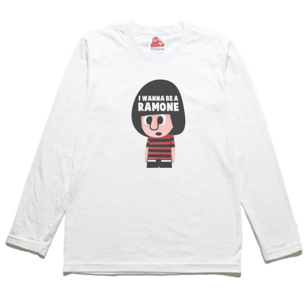 RAMONES ラモーンズ 音楽Tシャツ ロックTシャツ バンドTシャツ 長袖Tシャツ ロングスリー...