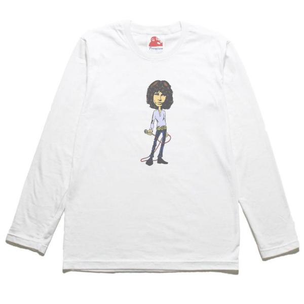 ジム モリソン Jim Morrison 音楽Tシャツ ロックTシャツ バンドTシャツ 長袖Tシャツ...