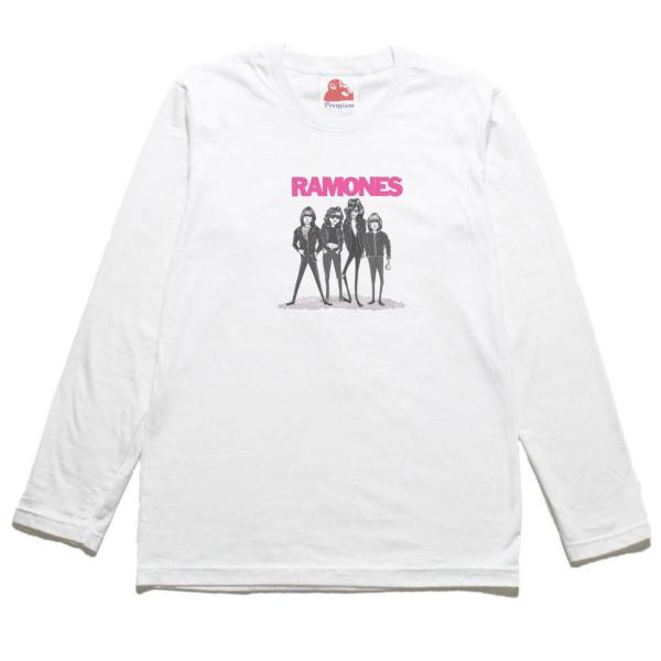 RAMONES ラモーンズ 音楽Tシャツ ロックTシャツ バンドTシャツ 長袖Tシャツ ロングスリー...
