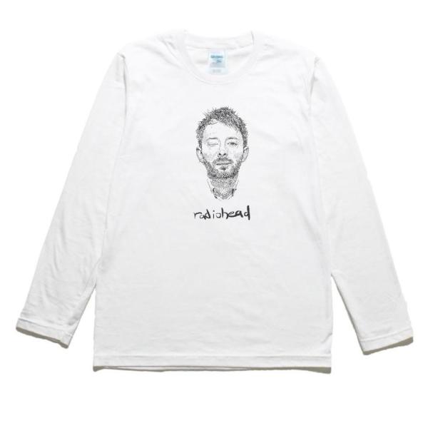 radiohead 音楽Tシャツ ロックTシャツ バンドTシャツ 長袖Tシャツ ロングスリーブ