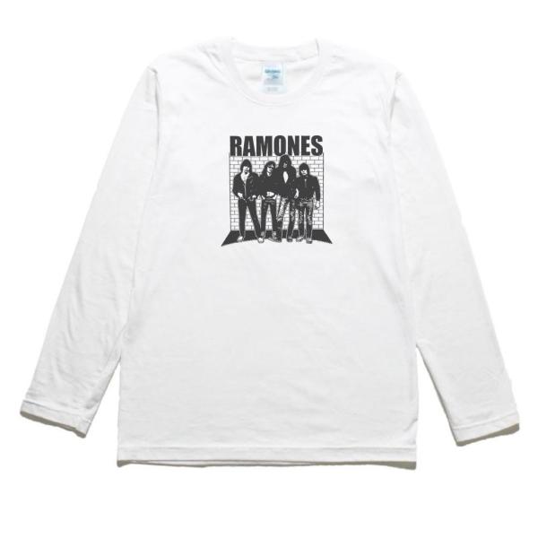 RAMONES 音楽Tシャツ ロックTシャツ バンドTシャツ 長袖Tシャツ ロングスリーブ