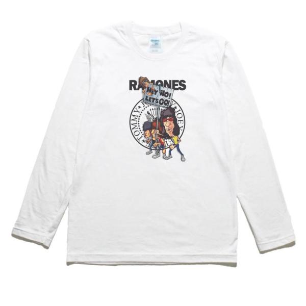 RAMONES 音楽Tシャツ ロックTシャツ バンドTシャツ 長袖Tシャツ ロングスリーブ