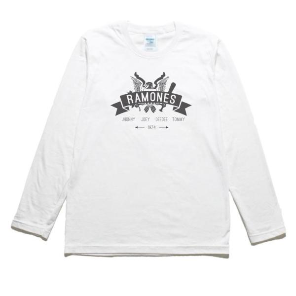 RAMONES 音楽Tシャツ ロックTシャツ バンドTシャツ 長袖Tシャツ ロングスリーブ