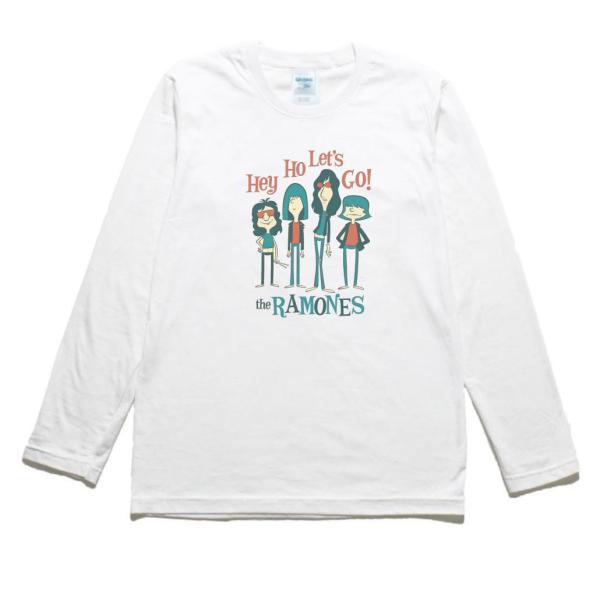 THE RAMONES 音楽Tシャツ ロックTシャツ バンドTシャツ 長袖Tシャツ ロングスリーブ　...