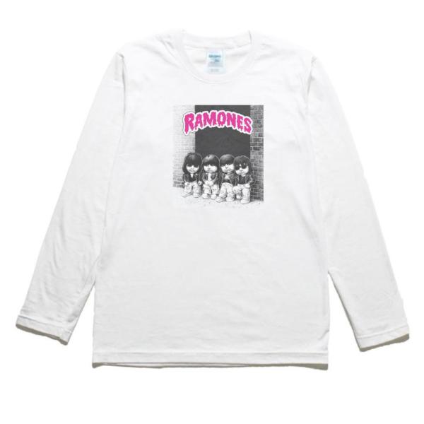 RAMONES 音楽Tシャツ ロックTシャツ バンドTシャツ 長袖Tシャツ ロングスリーブ