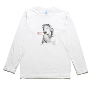 マリリンモンロー 音楽Tシャツ ロックTシャツ バンドTシャツ 長袖Tシャツ ロングスリーブ