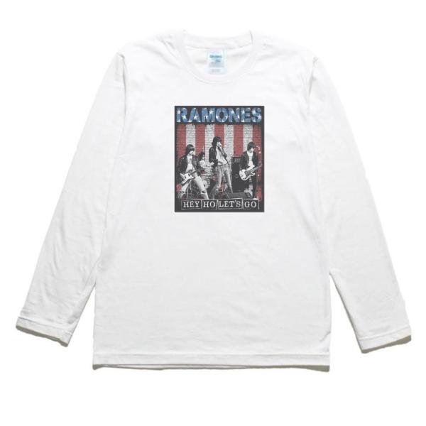RAMONES 音楽Tシャツ ロックTシャツ バンドTシャツ 長袖Tシャツ ロングスリーブ