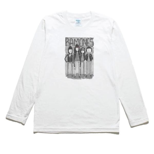 RAMONES 音楽Tシャツ ロックTシャツ バンドTシャツ 長袖Tシャツ ロングスリーブ
