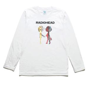 レディオヘッド 音楽Tシャツ ロックTシャツ バンドTシャツ 長袖Tシャツ