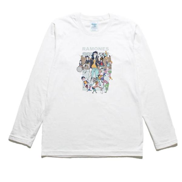 RAMONES 音楽Tシャツ ロックTシャツ バンドTシャツ 長袖Tシャツ ロングスリーブ