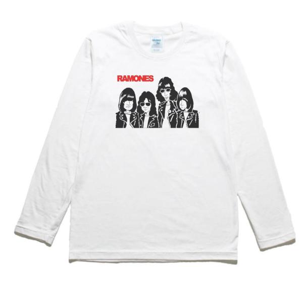 RAMONES 音楽Tシャツ ロックTシャツ バンドTシャツ 長袖Tシャツ ロングスリーブ