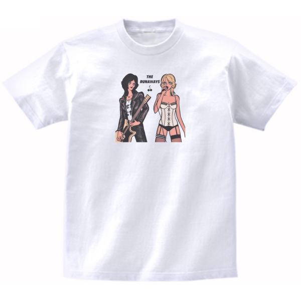 ザ ランナウェイズ The Runaways　音楽Tシャツ ロックTシャツ バンドTシャツ