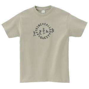 A Tribe Called Quest　ア トライブ コールド クエスト　音楽Tシャツ ロックTシャツ バンドTシャツ　シルバーグレー｜uekitaya