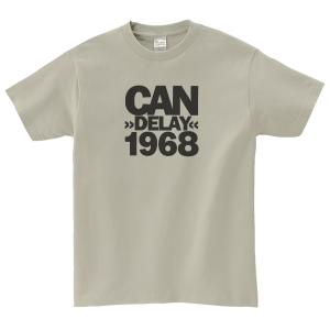 Delay 1968. Can カン   ディレイ 1968　音楽Tシャツ ロックTシャツ バンドTシャツ　シルバーグレー｜uekitaya
