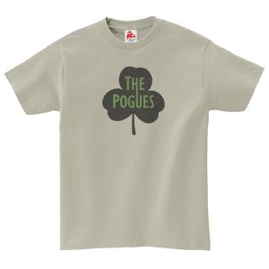 ザ・ポーグス The Pogues　音楽Tシャツ ロックTシャツ バンドTシャツ　シルバーグレー｜uekitaya