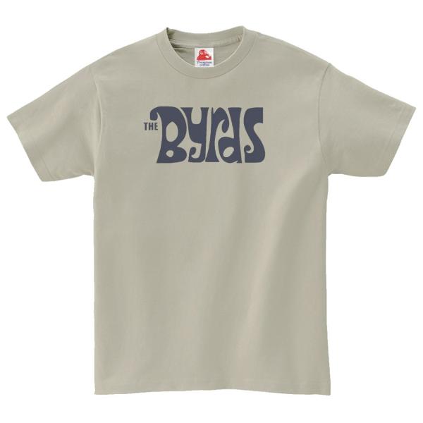 バーズ The Byrds　音楽Tシャツ ロックTシャツ バンドTシャツ　シルバーグレー