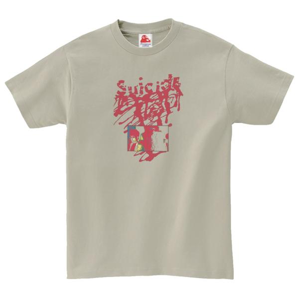 suicide スーサイド　音楽Tシャツ ロックTシャツ バンドTシャツ　シルバーグレー
