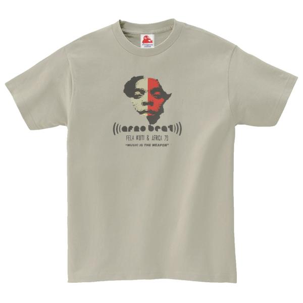 FELA KUTI  フェラ クティ　音楽Tシャツ ロックTシャツ バンドTシャツ　シルバーグレー