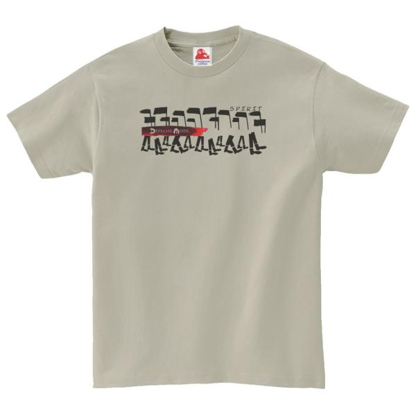 デペッシュ モード Depeche Mode　音楽Tシャツ ロックTシャツ バンドTシャツ　シルバー...