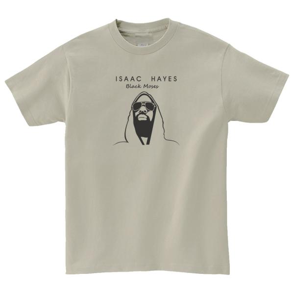 ISAAC HAYES  アイザック ヘイズ　音楽Tシャツ ロックTシャツ バンドTシャツ　シルバー...