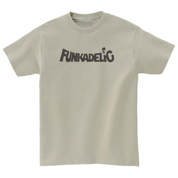 ファンカデリック Funkadelic　音楽Tシャツ ロックTシャツ バンドTシャツ　シルバーグレー