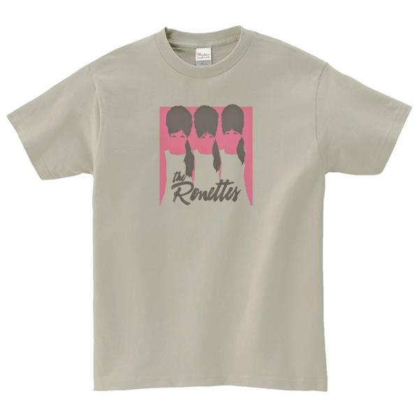 ザ ロネッツ The Ronettes　音楽Tシャツ ロックTシャツ バンドTシャツ　シルバーグレー