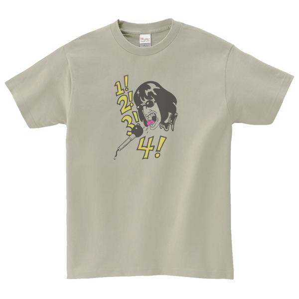 RAMONES ラモーンズ　音楽Tシャツ ロックTシャツ バンドTシャツ　シルバーグレー