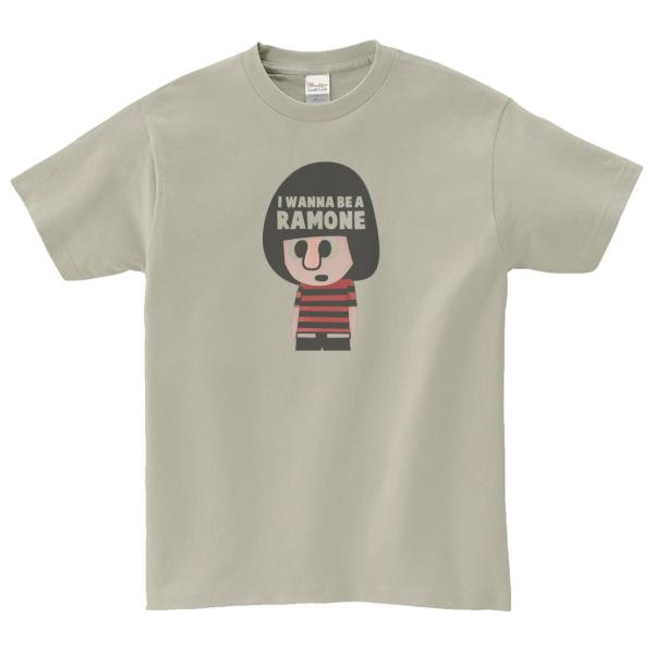 RAMONES ラモーンズ　音楽Tシャツ ロックTシャツ バンドTシャツ　シルバーグレー