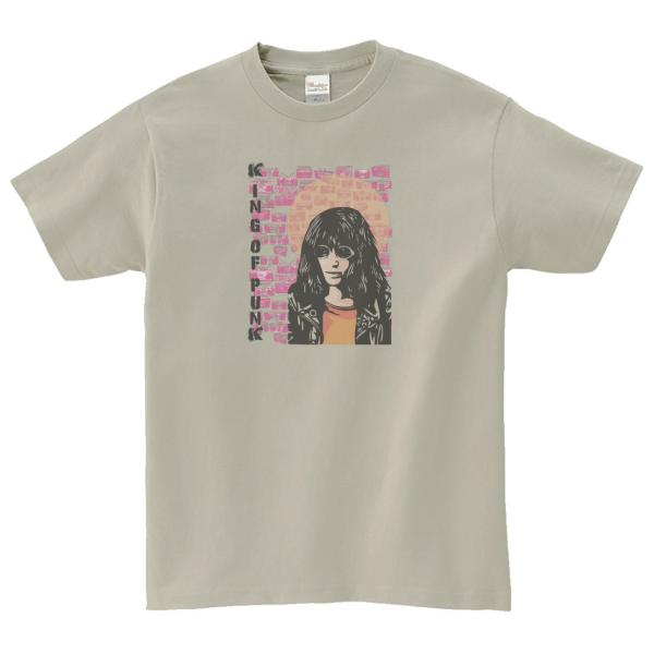 Ramones  ラモーンズ　音楽Tシャツ ロックTシャツ バンドTシャツ　シルバーグレー